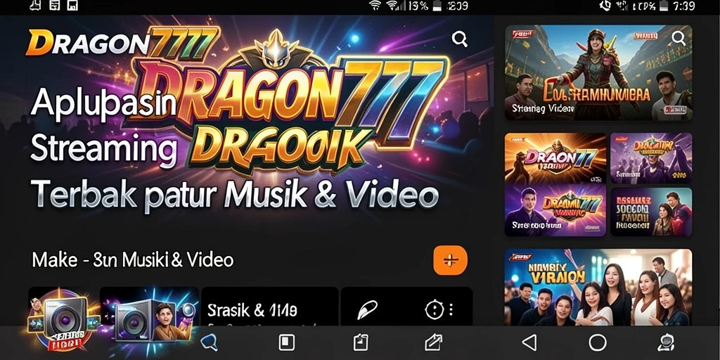 Antarmuka DRAGON777 yang intuitif dan mudah digunakan untuk Streaming Video.