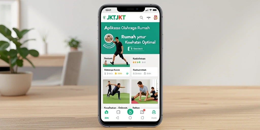 Antarmuka aplikasi JKTJKT yang menarik dan fungsional.