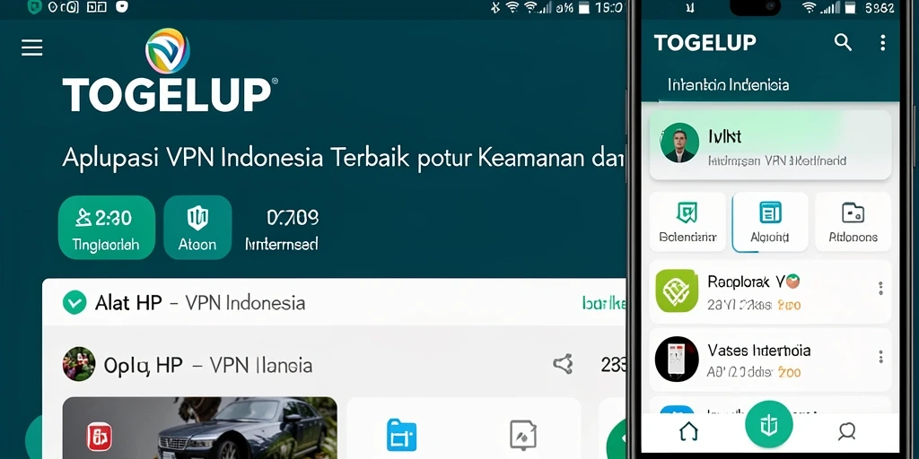 Antarmuka pengguna TOGELUP yang intuitif dan menarik
